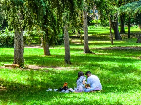 VILLA BORGHESE Stock Photos