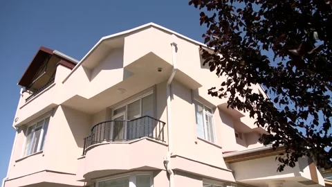 Villa building view Stock Footage 166809510