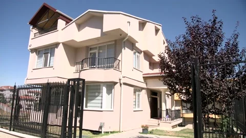 Villa building view Stock Footage 166809658