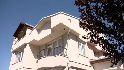 Villa building view Stock Footage 166809757