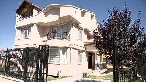 Villa building view Stock Footage 166810318