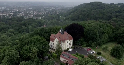 Villa in the forest Stock Footage 164958903