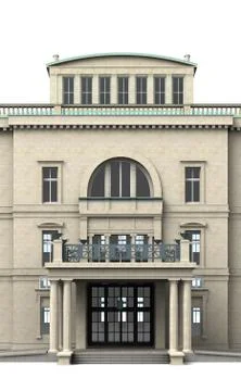 Villa hügel 2 Stock Illustration