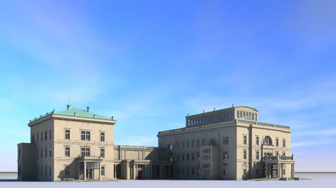 Villa Hügel Stock Footage 26181126