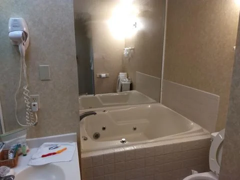Villa Jacuzzi Foto stock