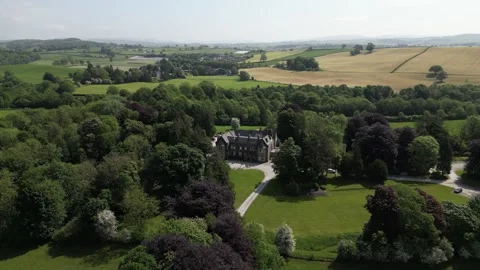 The Villa Levens Drone Stock Footage 243195968