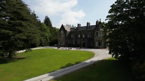 The Villa Levens Drone Stock Footage 243195970