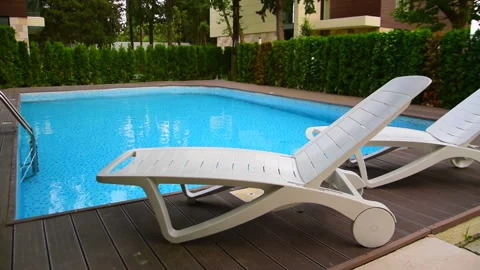 Villa with private pool. Video stock 94860337