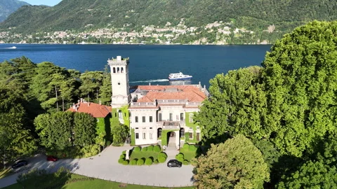 Villa Pullback Shot Stock Footage 314812263