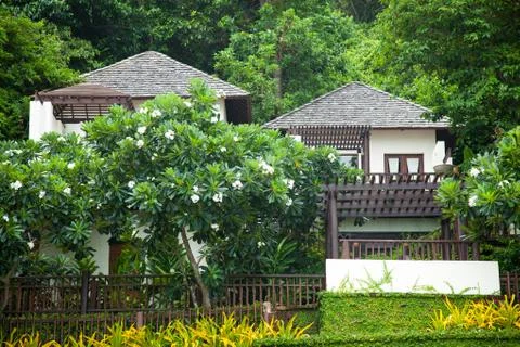 Villa resort on koh samet. Stock Photos