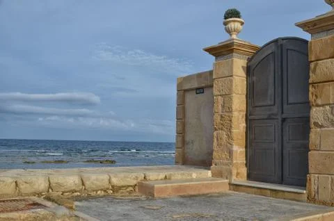 Villa in Sicily Stock Photos