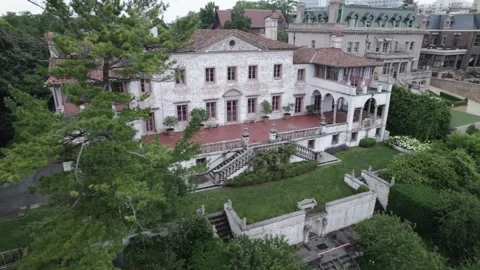 Villa Terrace Stock Footage 333661966