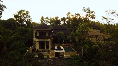 Villa Ubud Stock Footage 106696099