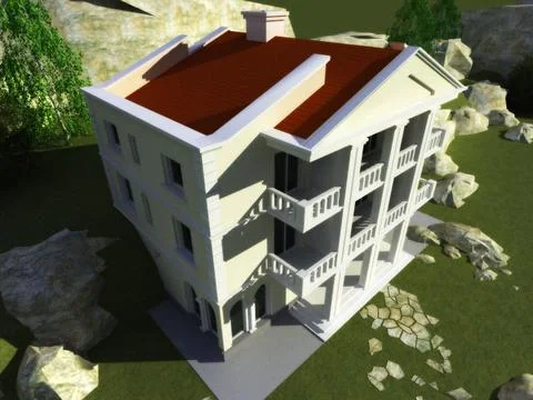 Villa V6 3D Model