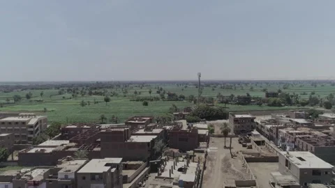 A village in Assiut, Egypt Stock Footage 252990566