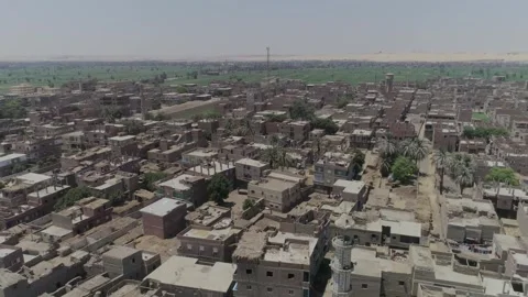 A village in Assiut, Egypt Stock Footage 252990688