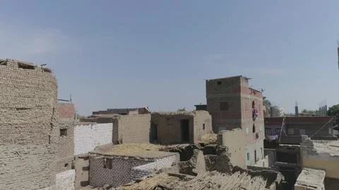 A village in Assiut, Egypt Video stock 252993058