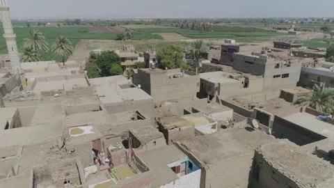 A village in Assiut, Egypt Stock Footage 252993394