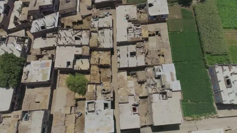 A village in Assiut, Egypt Video stock 252994076