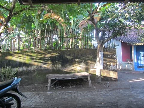Village atmosphere in java countryside Stock Photos