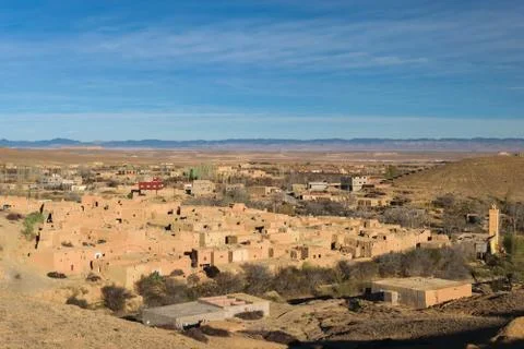 Village of Berrem near Midelt, Morocco Stock Photos