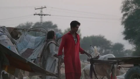 Village boy Video stock 90680166