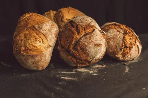 Village bread Stock Photos