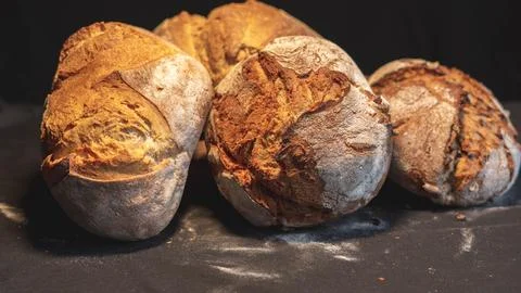 Village bread Stock Photos