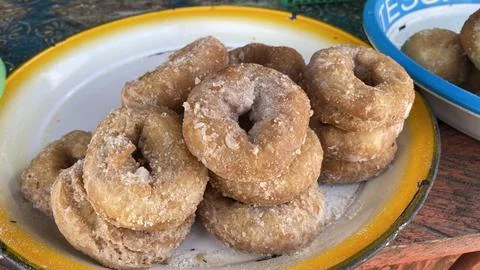 Village Donuts Stock Photos