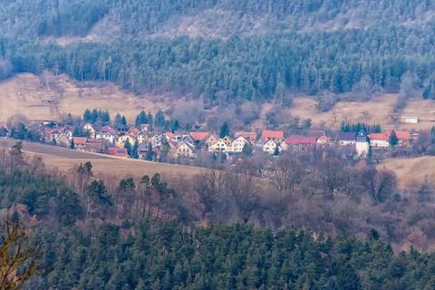 Village Glitz in Thuringia Stock Photos