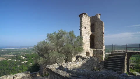 Village of Grimaud Stock Footage 130255834