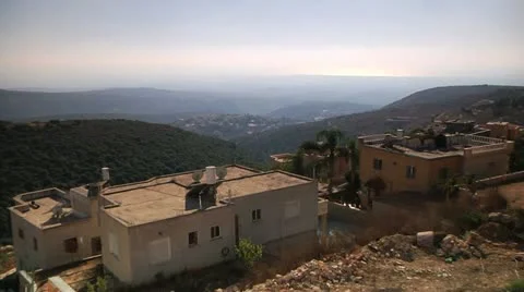 Village on the heights 2 Stock Footage 10959524