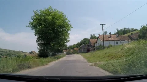 The Village of Jibert in romania Stock Footage 242501178