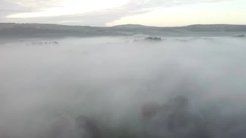 Village mist Stock Footage 153872831