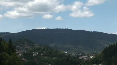 Village in mountain Stock Footage 841241