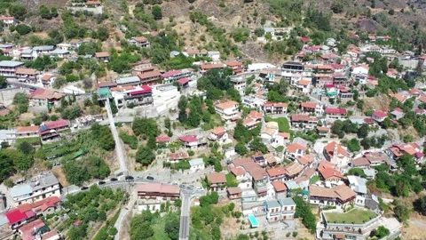 Village in the mountains. Stock Footage 139639280
