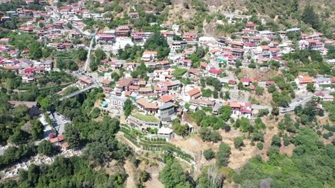 Village in the mountains. Stock Footage 139639305