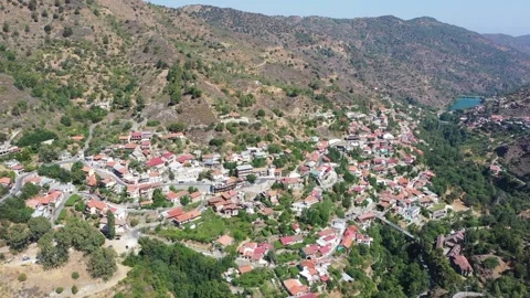 Village in the mountains. Stock Footage 139639618