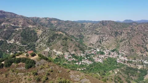 Village in the mountains. Stock Footage 139641536