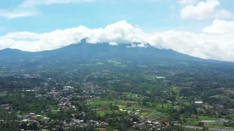 Village on the mountainside Stock Footage 233307325
