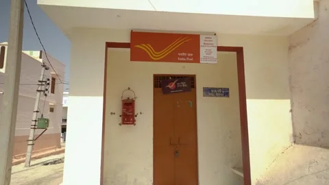 Village Post Office with Wall-Mounted Box Video stock 324909258