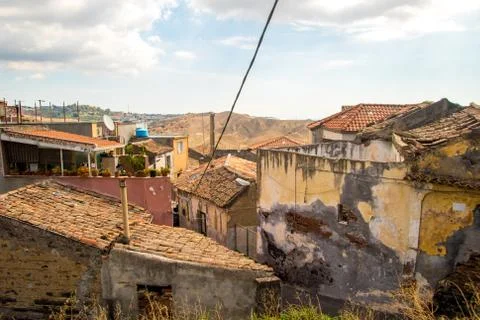 Village Rooftops Stock Photos