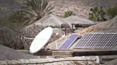 Village Shacks Stock Footage 10817336