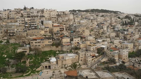 Village of Silwan Stock Footage 101642782