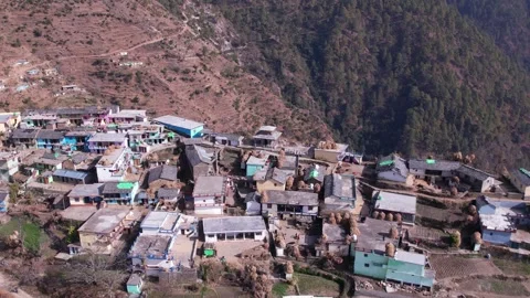 Village of Uttarakhand Video stock 310949168