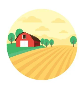 Village Vector Icon Stock Illustration
