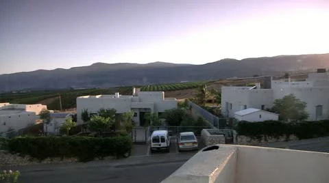 Village with View Stock Footage 10960738