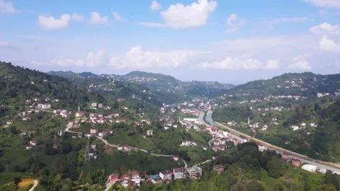 Villages of Rize 스톡 동영상 334601680