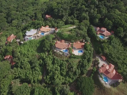 Villas from above Video stock 70526630