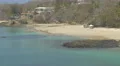 Villas and people on Playa Cacique, Panama 4k or 4k+ Resolution